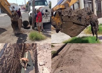 OOMAPASC REALIZA REPARACIONES POR CALLE TAMAULIPAS