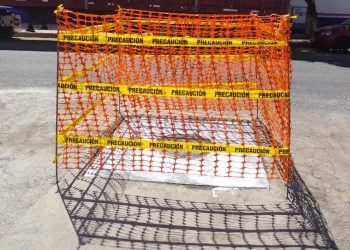 Instalación de brocal sanitario por calle Sinaloa y Profesor Miguel C. Higuera en Col. Municipio Libre.