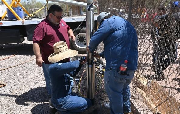 OOMAPASC REALIZA TRABAJOS EN POZO DE YUCURIBAMPO