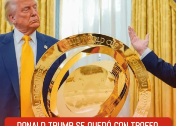Donald Trump se quedó con trofeo original del Mundial de Clubes FIFA