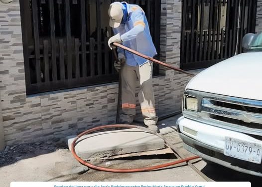 OOMAPASC REALIZA SONDEO EN PUEBLO YAQUI