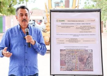 PAVIMENTAN CON CONCRETO HIDRAULICO EN LAS AVES DEL CASTILLO