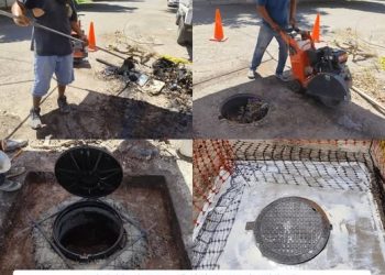 OOMAPASC REALIZA TRABAJOS EN COL. ALAMEDA