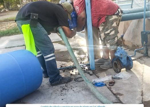 OOMAPASC REALIZA REPARACIONES EN COL. ALLENDE
