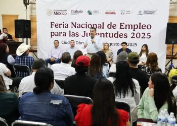 se llevó a cabo la Feria Nacional de Empleo para las Juventudes Cajeme 2025