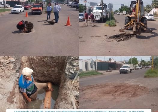 OOMAPASC REALIZA TRABAJOS EN FRACC. LAS HACIENDAS