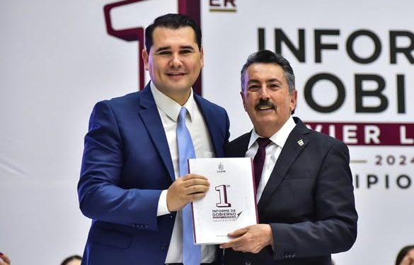 PRESIDENTE JAVIER LAMARQUE PRESENTA SU PRIMER INFORME DE GOBIERNO