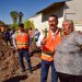 Presidente Municipal, Javier Lamarque supervisó la construcción de un nuevo colector que fortalecerá el sistema de drenaje