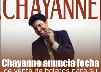 Chayanne anuncia fecha de venta de boletos para su concierto en Hermosillo