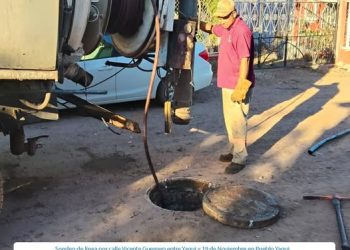 OOMAPASC REALIZA SONDEOS EN PUEBLO YAQUI