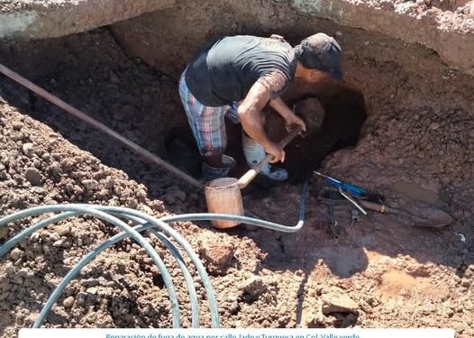 OOMAPASC REALIZA REPARACIONES EN COL. VALLE VERDE