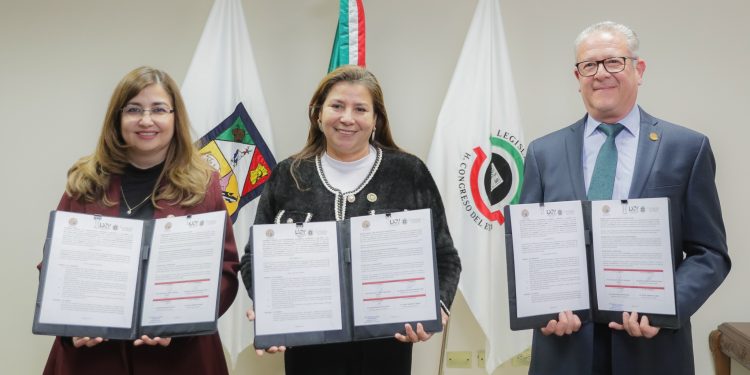 Renuevan convenio entre el Congreso de Sonora y SoyUnison