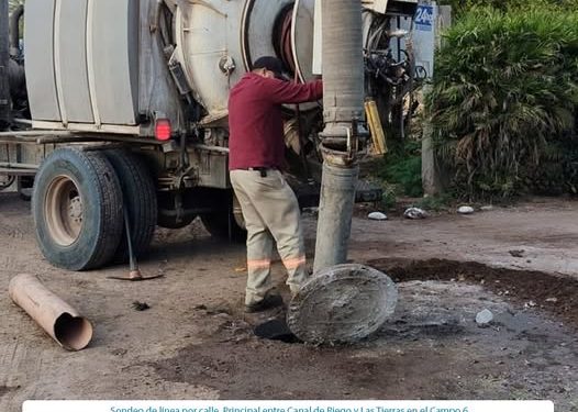 OOMAPASC REALIZA SONDEOS EN CAMPO 6