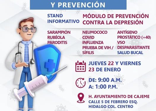 AYUNTAMIENTO DE CAJEME ACERCA SERVICIOS DE SALUD Y VACUNACIÓN