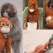Monito japonés encuentra consuelo en su inseparable peluche