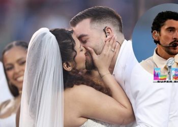 Bad Bunny convierte una invitación de boda en una boda en el Super Bowl