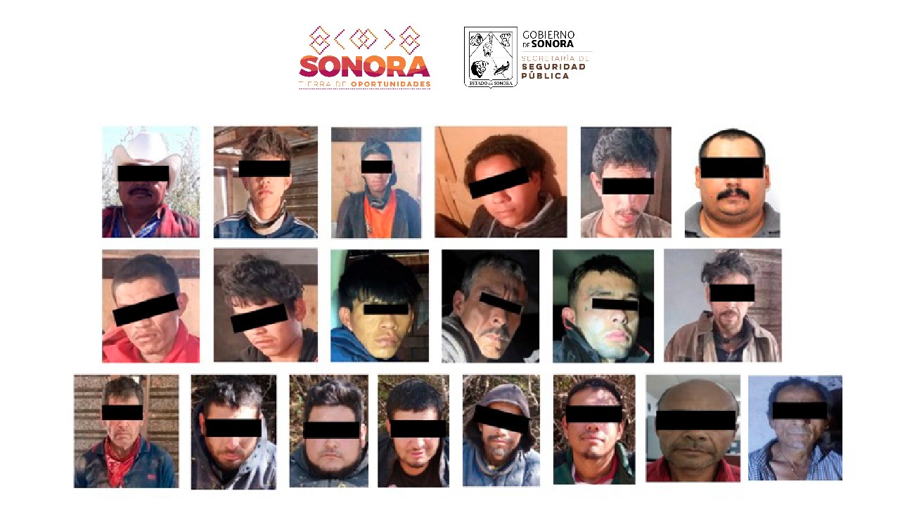 Instituciones de seguridad registran 28 detenidos en la región Guaymas – Empalme