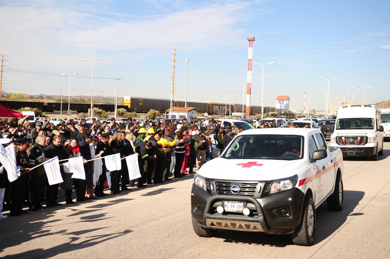 Encabeza gobernador Alfonso Durazo banderazo nacional de inicio del Operativo Vacacional de Invierno 2022