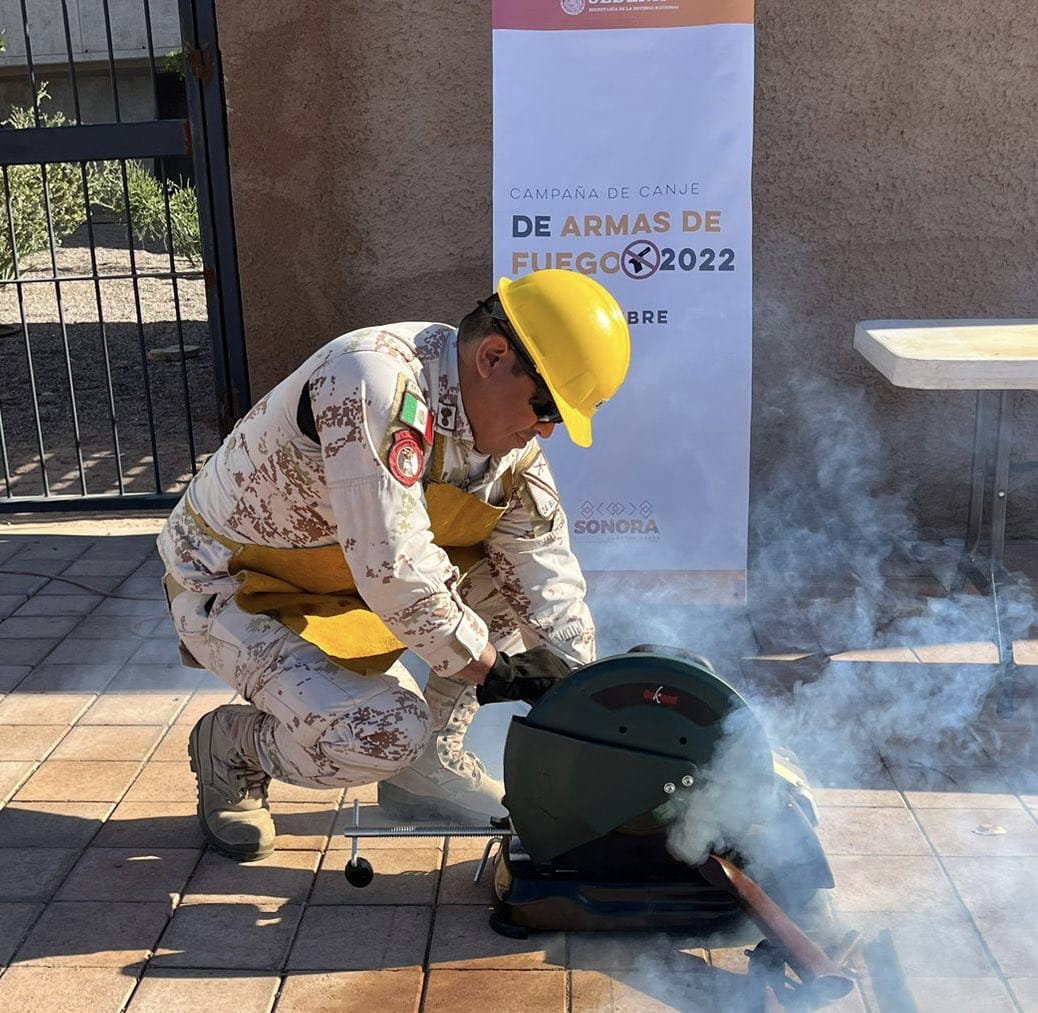 Concluye en Sonora campaña de canje de Armas de Fuego 2022