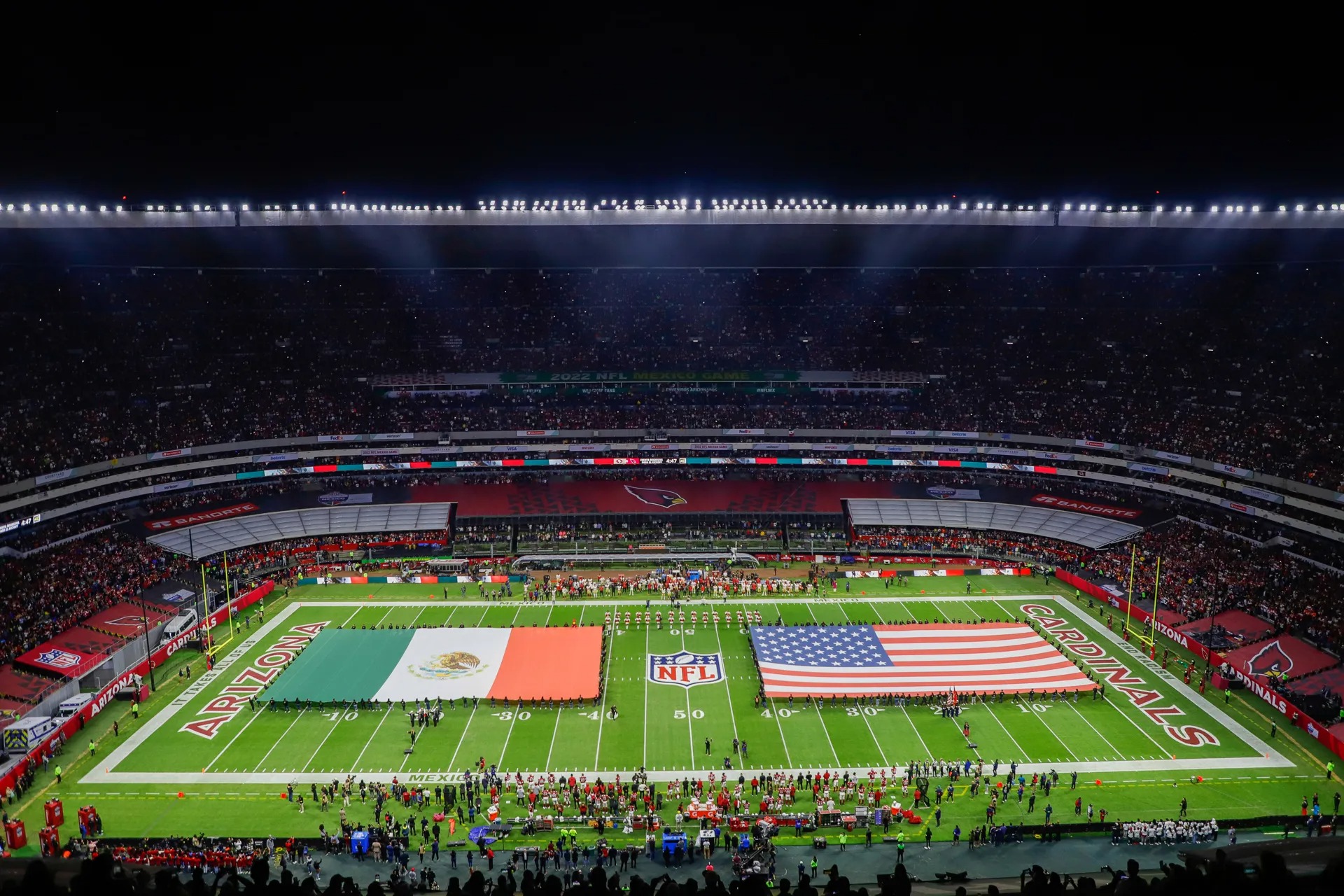 NFL no realizará juego en México en 2023 por renovaciones al Estadio Azteca