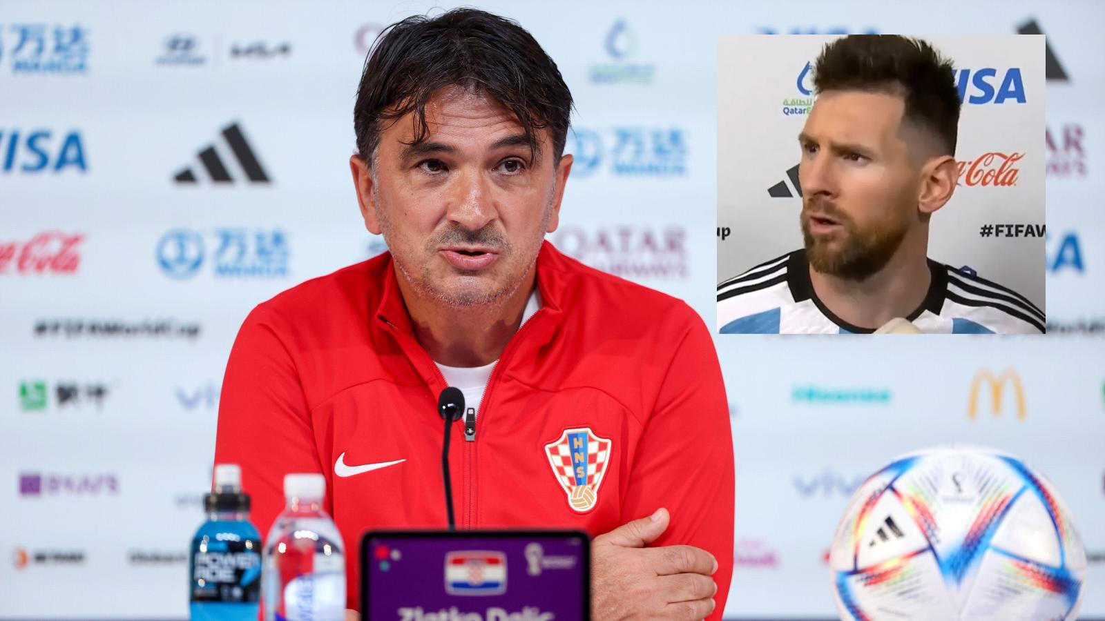 La llamativa declaración del técnico de Croacia que recordó la frase de Louis van Gaal que despertó el enojo de Messi