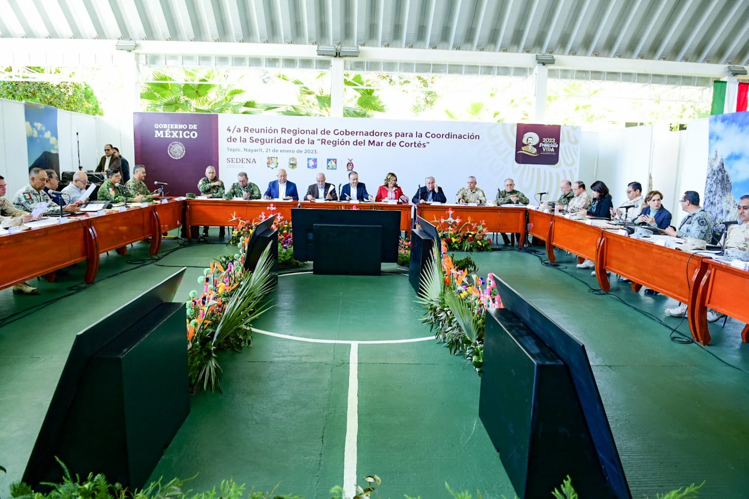 Acuerdan trabajo conjunto en materia de seguridad gobernadora y gobernadores de la región del Mar de Cortés