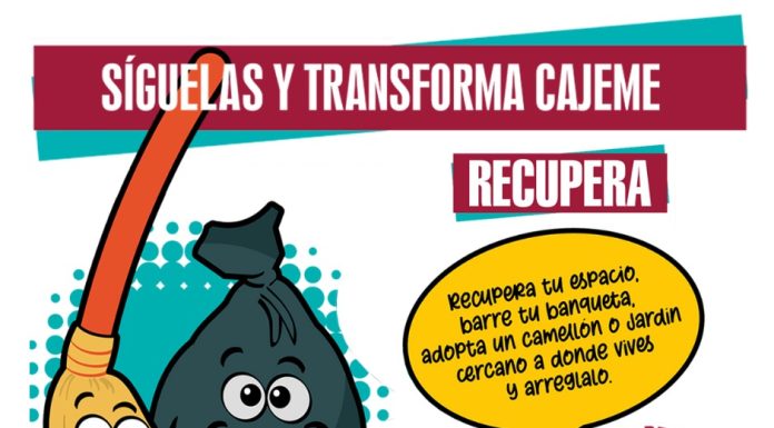 ARRANCA EN CAJEME LA CAMPAÑA “SIGUE LAS 4RS Y TRANSFORMA CAJEME”