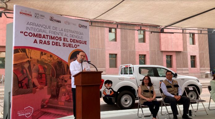 Distritos sanitarios del 1 al 6 reciben vehículos y uniformes para combate del dengue en Sonora