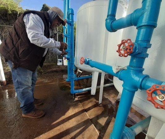SE REESTABLECE AGUA POTABLE EN COMUNIDAD DE HORNOS: OOMAPASC