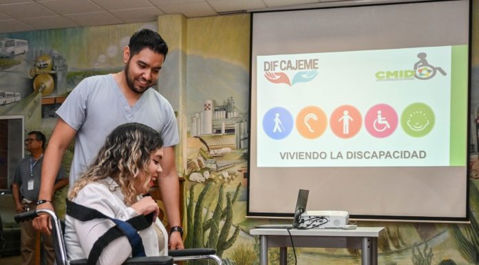 SE IMPLEMENTA EL TALLER “VIVIENDO LA DISCAPACIDAD” EN CANACINTRA