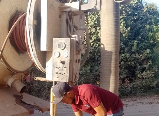 OOMAPASC REALIZAN TRABAJOS DE SONDEO EN EL PORTON