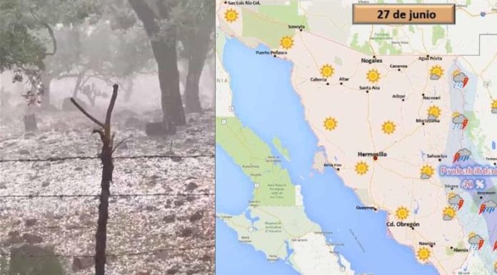 Sonora registra la primera lluvia de la temporada