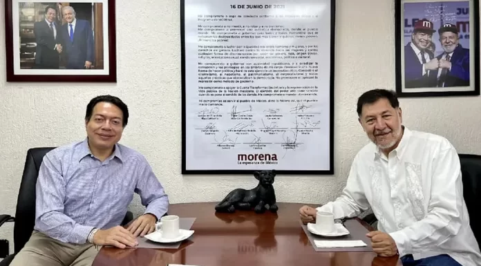 Mario Delgado invita a Fernández Noroña al Consejo Nacional de Morena