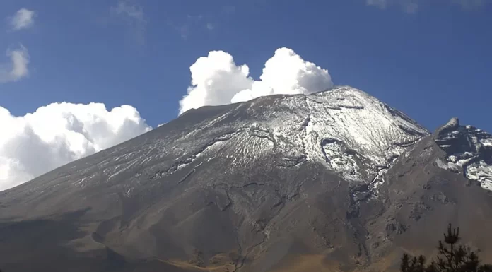Retrocede a Amarillo Fase 2 semáforo de riesgo por volcán Popocatépetl