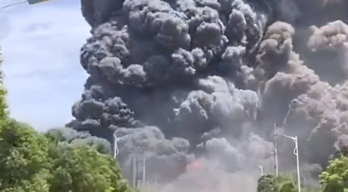 Explota fábrica de productos químicos en China; graban impactante momento del incendio