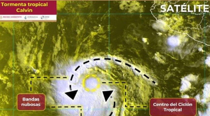 Se forma la tormenta ‘Calvin’ en el Pacífico