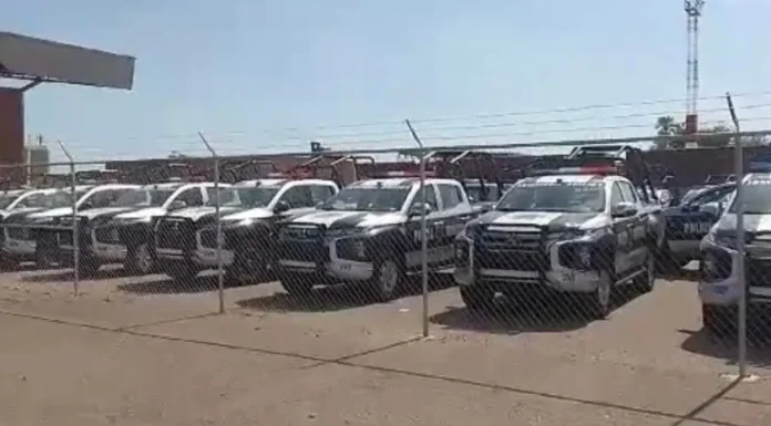Llegaron 20 patrullas nuevas a Cajeme, todavía no entrarán en operación