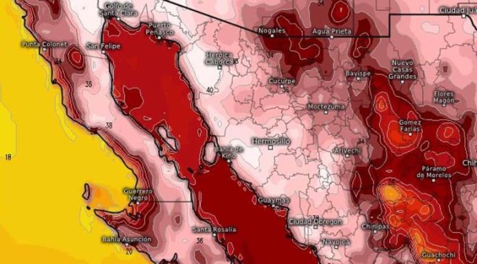 Clima en Sonora. Aunque se prevén lluvias, el termómetro podría subir hasta los 47°C este día