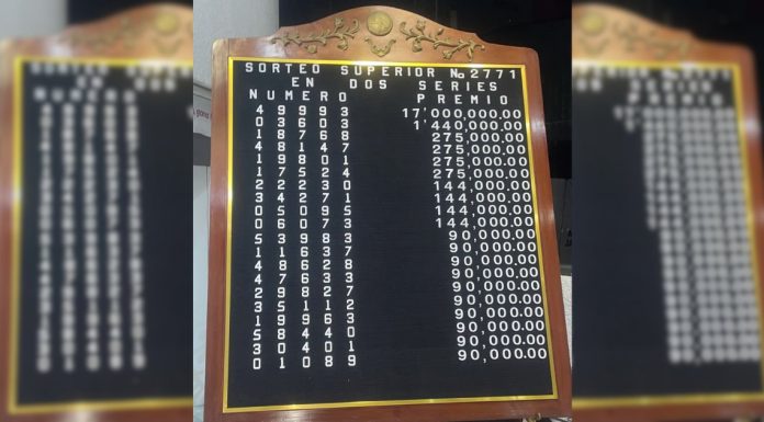 Premio mayor de la Lotería Nacional cae en Sonora