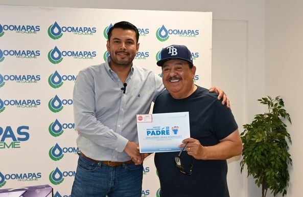 ENTREGA PREMIOS DEL MES DEL PADRE EL OOMAPAS DE CAJEME