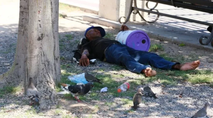 Policías piden llamar al 911 si ven a alguien convaleciente por el calor