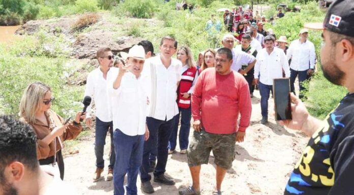 Repararán arroyo de Chirajobampo