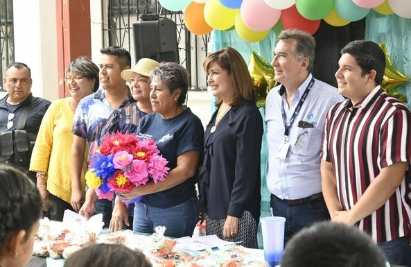 EL ESPACIO DE CULTURA DE AGUA ACOMPAÑÓ A PRESIDENTA DEL VOLUNTARIADO DE DIF CAJEME EN TRABAJOS Y CLAUSURA DE CAMPAMENTO DE VERANO EN EL CAMPO 29