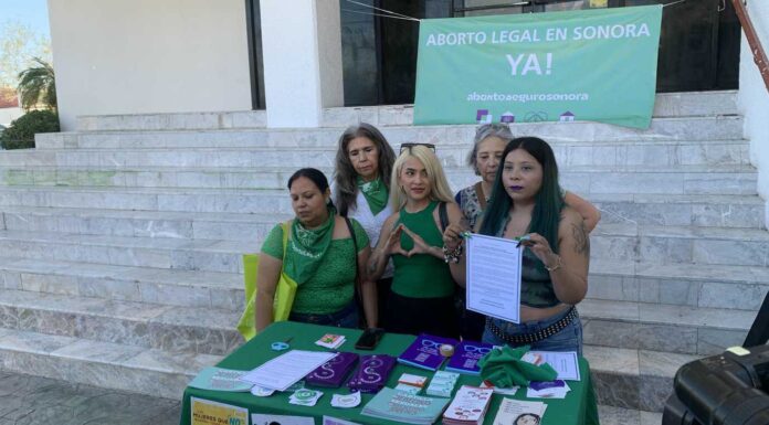 Solicitan feministas al Congreso de Sonora avance en despenalización del aborto, entregan manifiesto para no criminalizar a mujeres