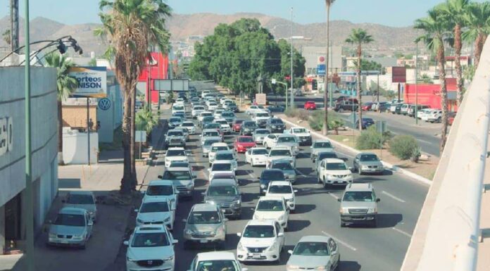 Sonora, primer estado con más vehículos en el país