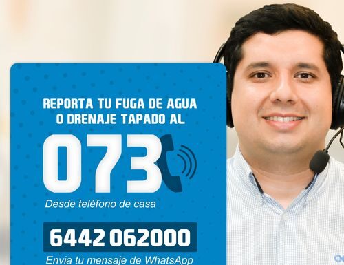 OOMAPASC TE INVITA A REPORTAR FUGAS O DRENAJES COLAPSADOS