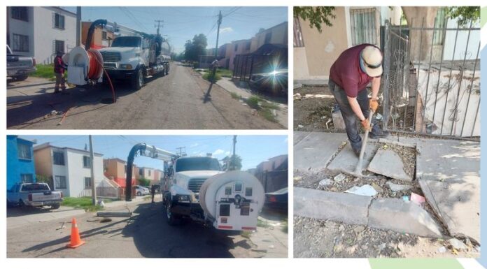 SE REALIZAN MANTENIMIENTO EN LÍNEAS E NUEVO CAJEME: OOMAPASC