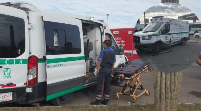 Tractocamión provocó volcadura de ambulancia en la salida sur de Empalme