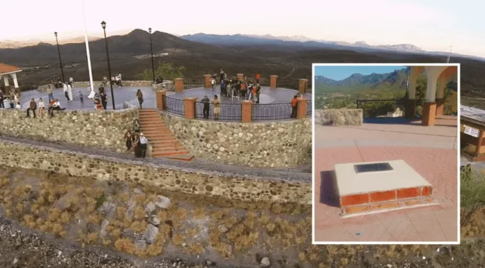 Vandalismo en Álamos: Derriban muro en el Mirador de la ciudad