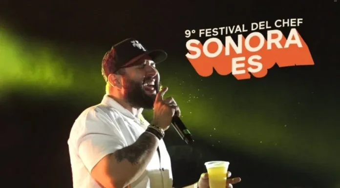 Carín León sorprende a los asistentes del «Festival del Chef Sonora 2023»
